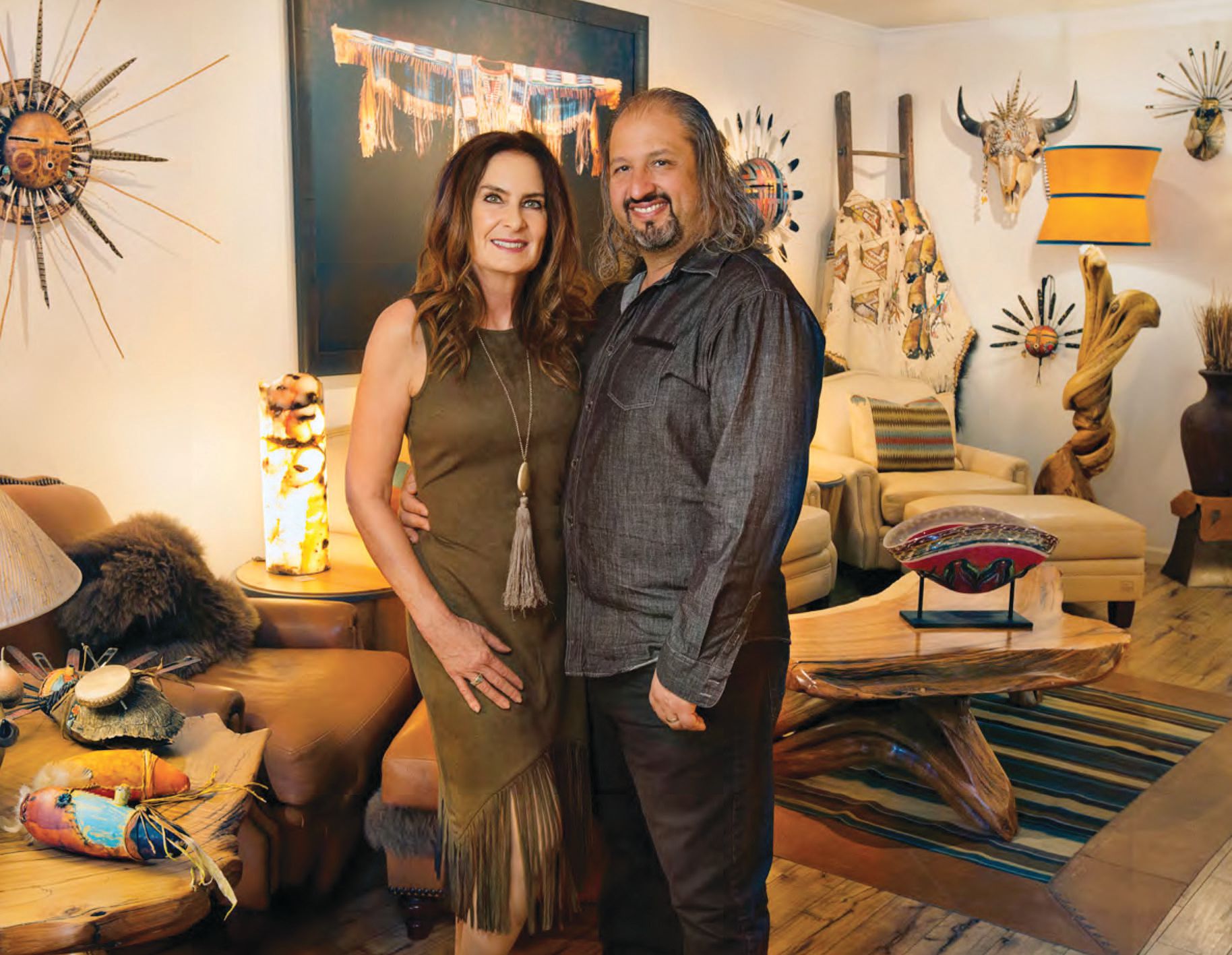 Laura and Michael Levenberg in the new Buffalo Boutique PHOTO COURTESY OF BUFFALO COLLECTION