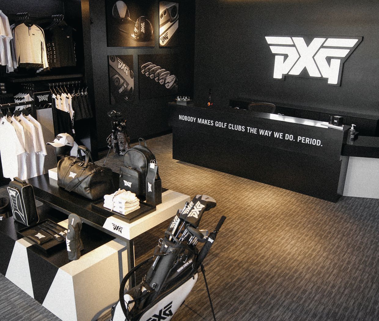 All the latest in golf is found at the new PXG. PHOTO COURTESY OF BRANDS