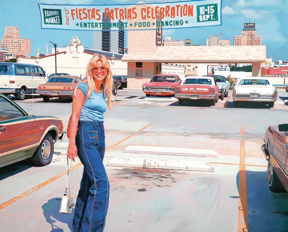 Robert Townsend, “The Heart of Texas” (oil on canvas), 55 ½ inches by 84 inches. ROBERT TOWNSEND PHOTO COURTESY OF ROBERT TOWNSEND/ALTAMIRA FINE ART