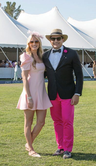 McKenna Wesley and Oscar De las salas PHOTO BY CARRIE EVANS / THE POLO PARTY