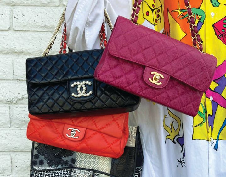 A selection of vintage Chanel bags at Vintage by Misty PHOTO COURTESY OF MISTY GUERRIERO
