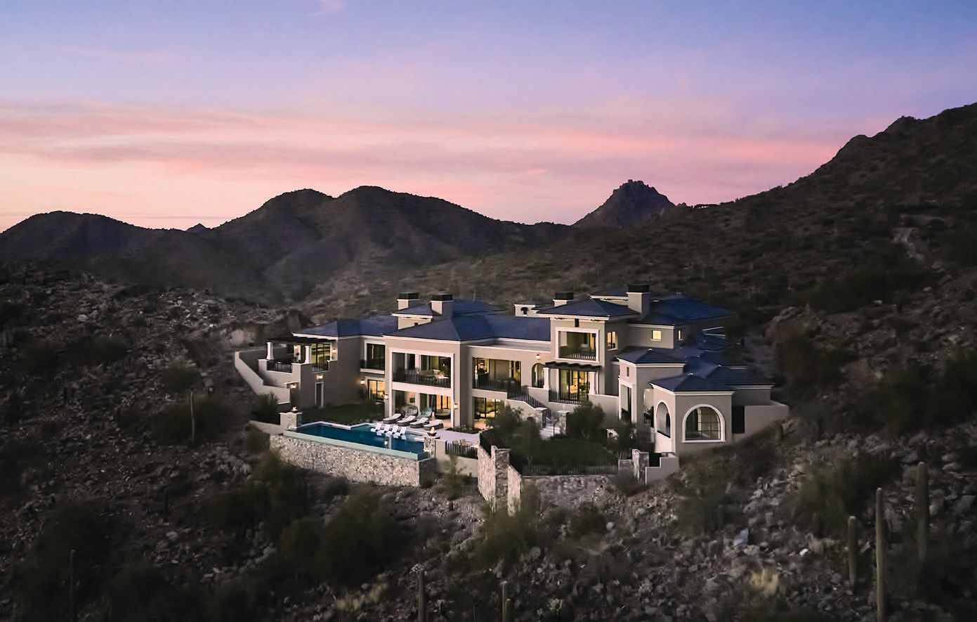 Salcito Custom Homes expertly crafted this massive manse in the hills PHOTO: COURTESY OF ANTHONY SALCITO