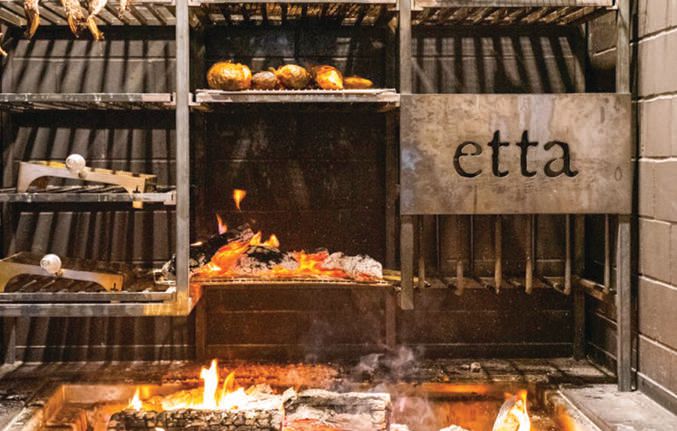 Homemade pizzas and more flare vibrantly over a wood-fire oven at etta. COURTESY OF ETTA SCOTTSDALE