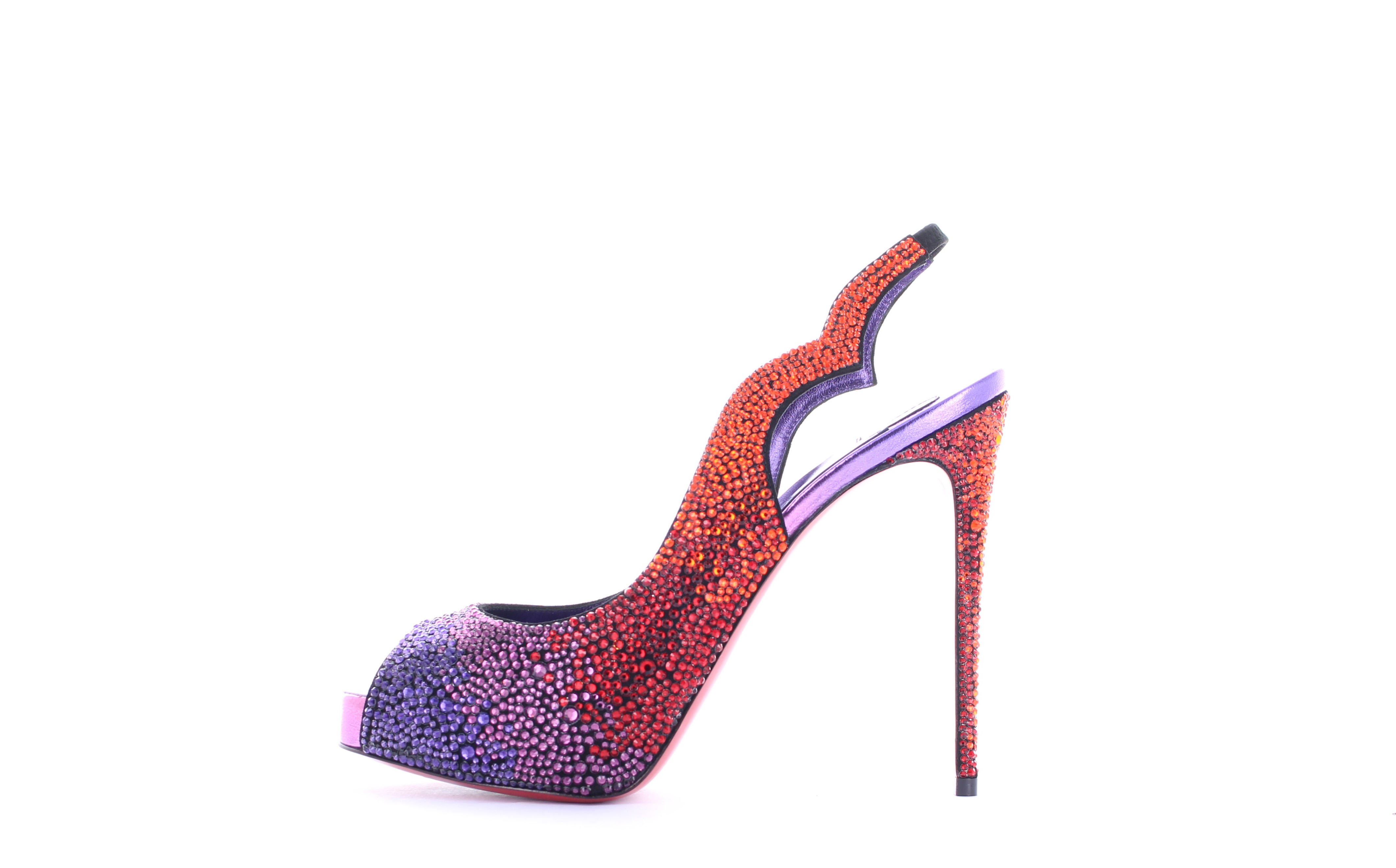 christian louboutin game day collection 2023; hot chick heel strass